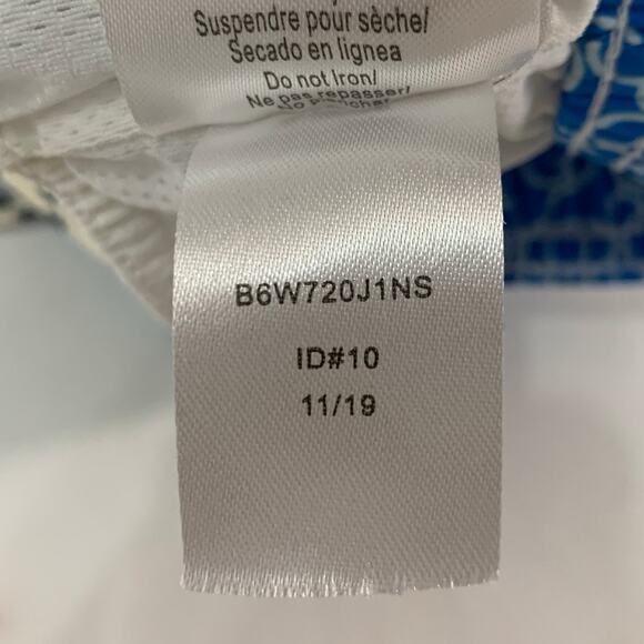 Psycho Bunny L Mens Swim Trunks Shorts Mens Bluefish Geometric 7" Inseam - Picture 9 of 11